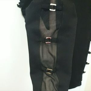 BEBE-Silk Waist Band Leggings